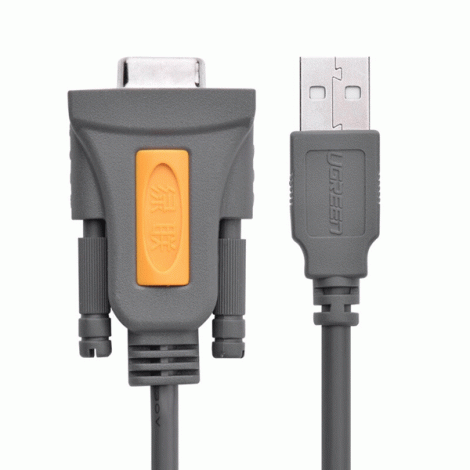 Cáp Chuyển USB to Com RS232 cổng âm dài 1.5m Ugreen 20201